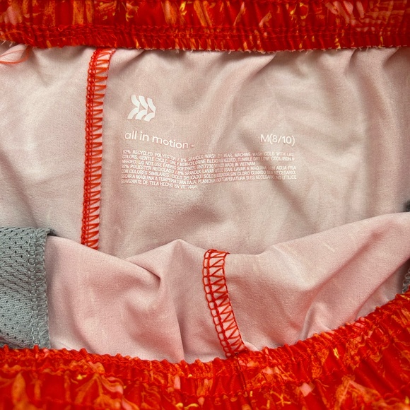 All In Motion Orange Hybrid Board Shorts Size M (8/10) - Picture 2 of 3